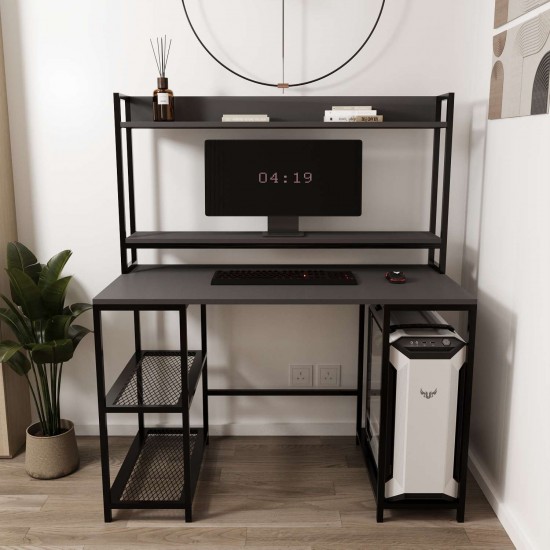 Regal Raflı Çalışma Masası